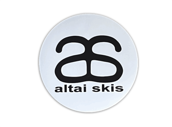 Altai Skis 円形ステッカー